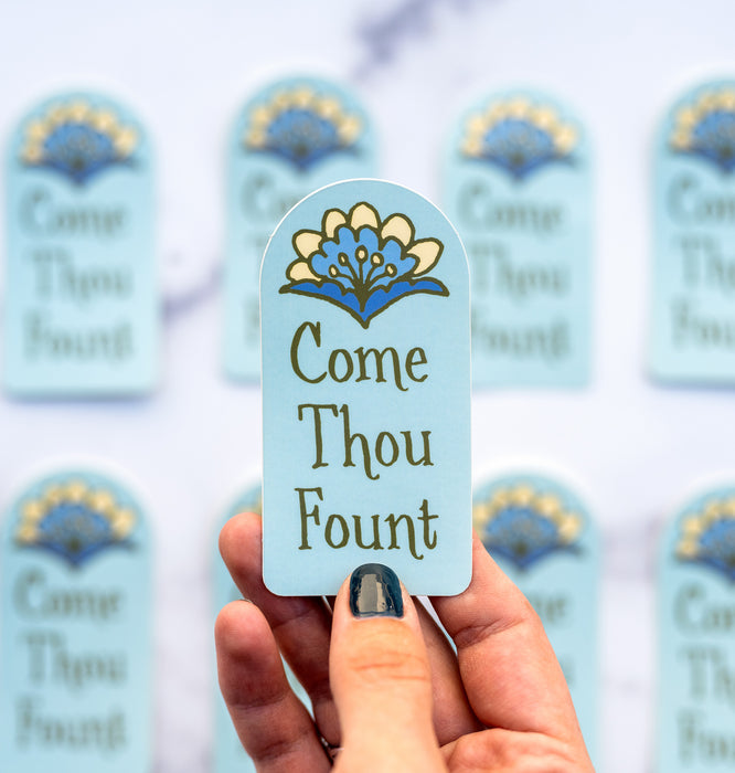 Come Thou Fount Hymn Sticker