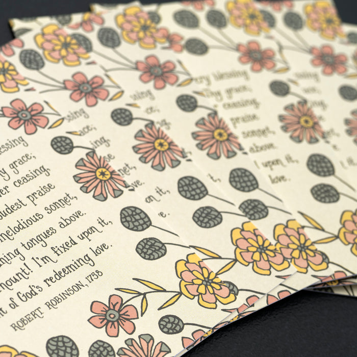 6 Hymn Greeting Cards - Come Thou Fount