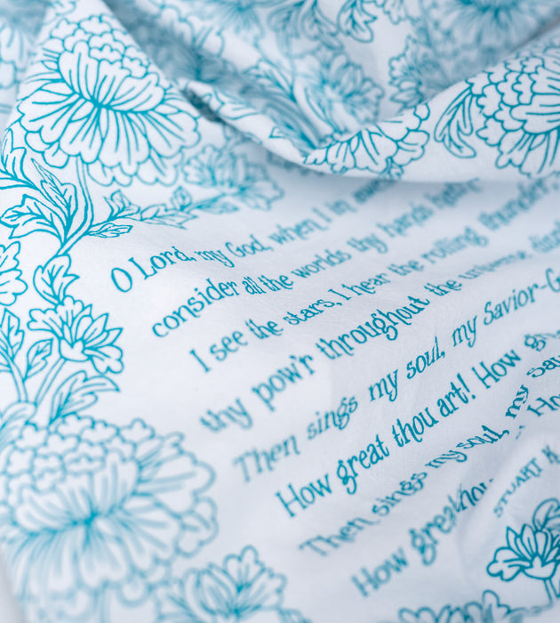 How Great Thou Art Hymn Tea Towel