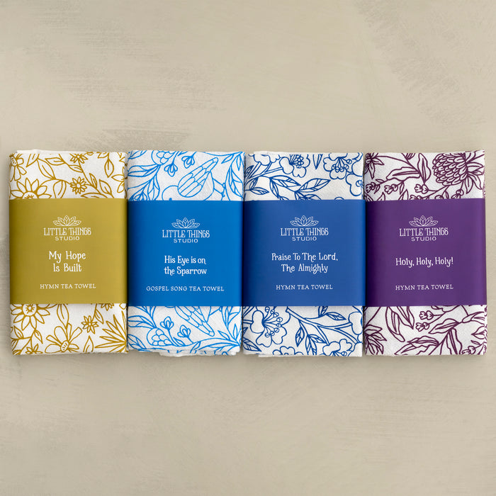 4 Hymn Tea Towels - Set 4