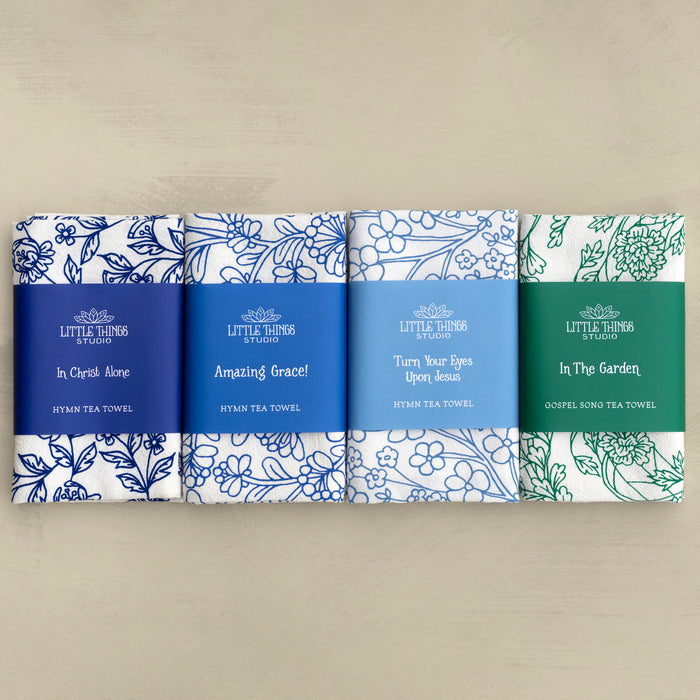 4 Hymn Tea Towels - Set 2