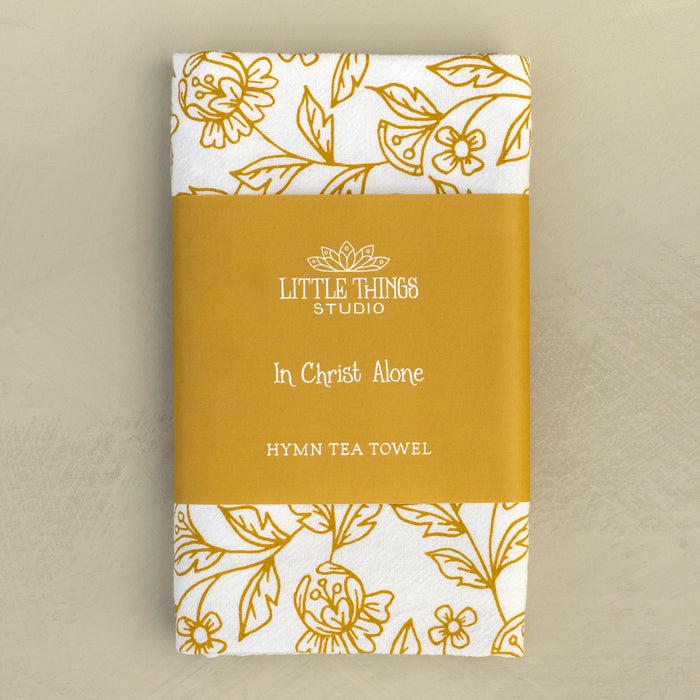 In Christ Alone Hymn Tea Towel