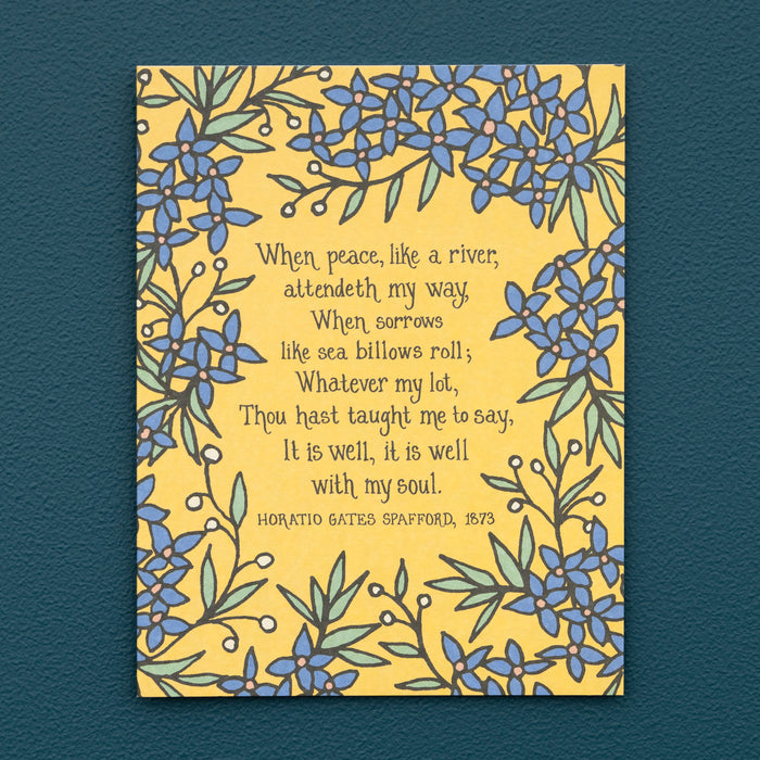 6 Hymn Greeting Cards - It Is Well