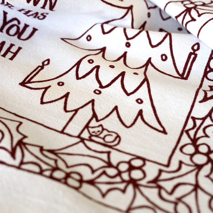 Great Joy for All the People Christmas Tea Towel