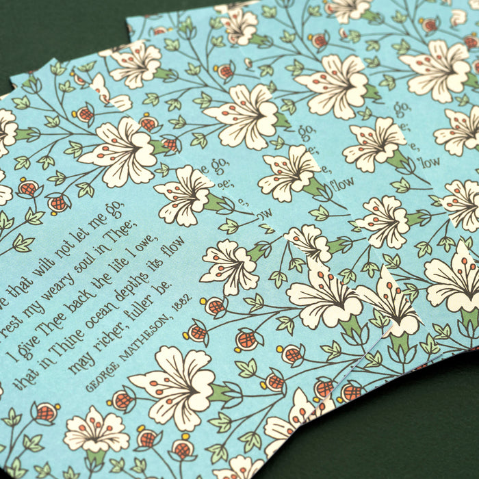 6 Hymn Greeting Cards - O Love That Wilt Not Let Me Go