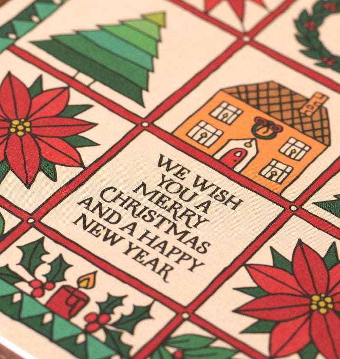 We Wish You A Merry Christmas Greeting Card