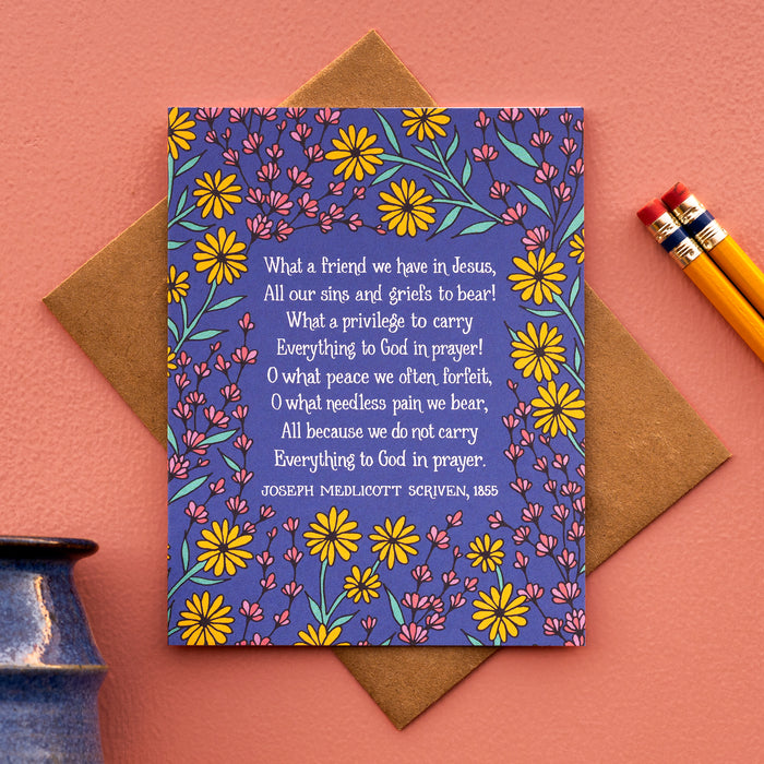 What A Friend Greeting Card