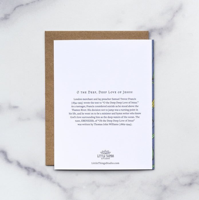 O the Deep, Deep Love of Jesus Hymn Greeting Card