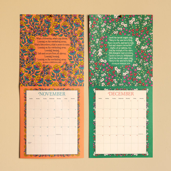 2027 Big Hymn Calendar