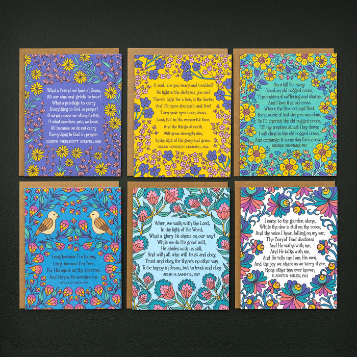6 Hymn Greeting Cards - Set Two