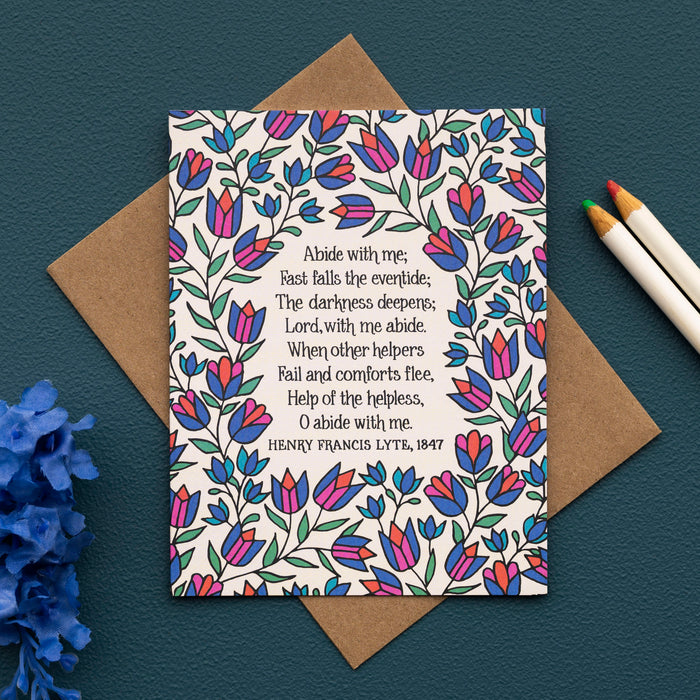 Abide With Me Hymn Greeting Card