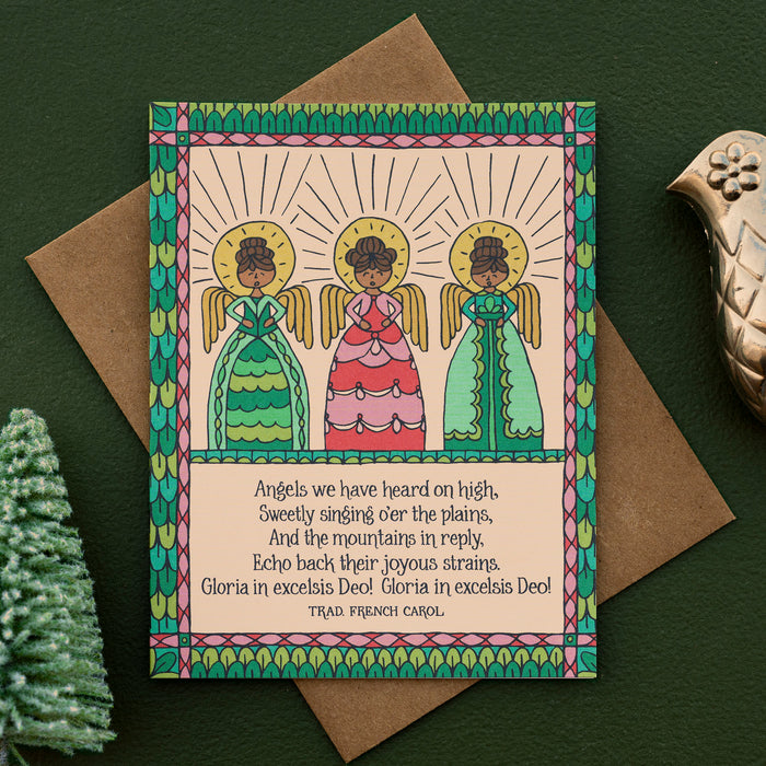 Angels We Have Heard Greeting Card