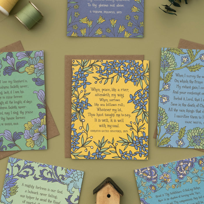 6 Hymn Greeting Cards - Baker