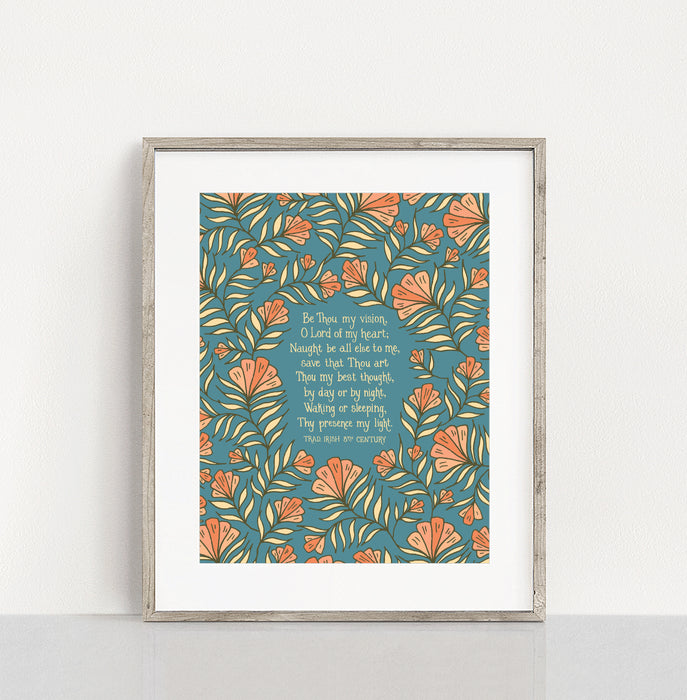 Be Thou My Vision Hymn Art Print - 11x14