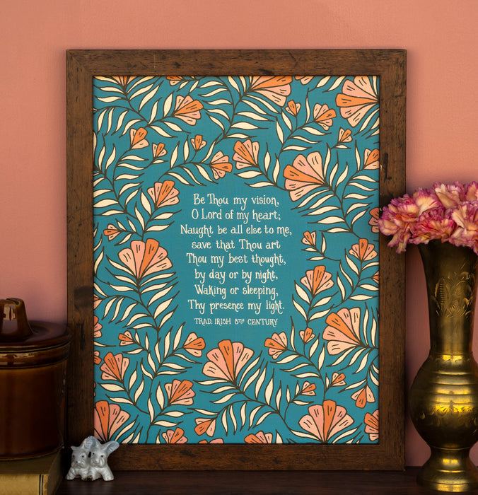 Be Thou My Vision Hymn Art Print - 11x14