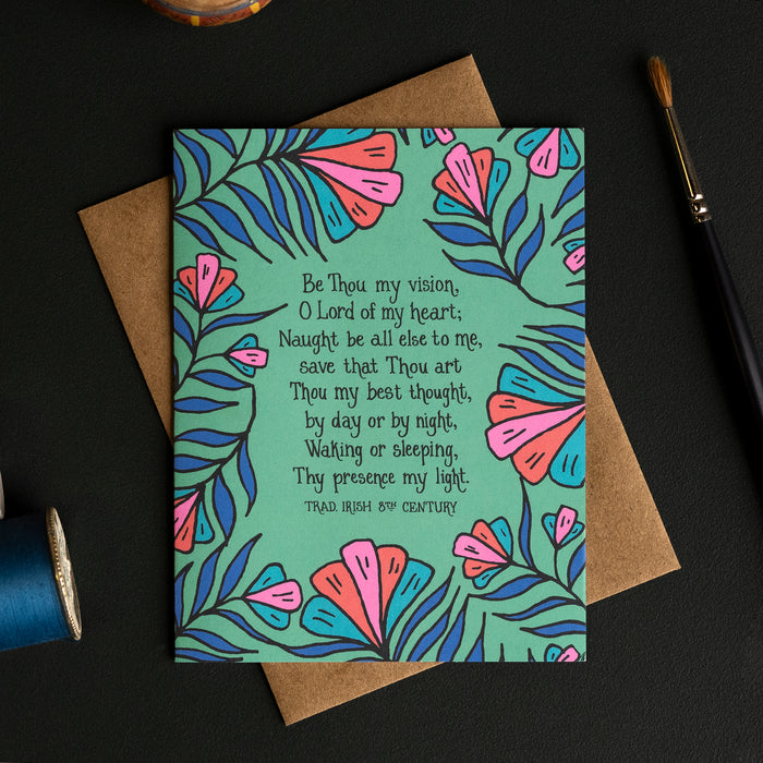 Be Thou My Vision Hymn Greeting Card — NEW