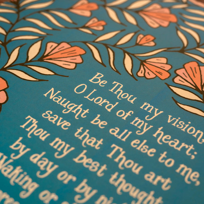 Be Thou My Vision Hymn Art Print - 11x14