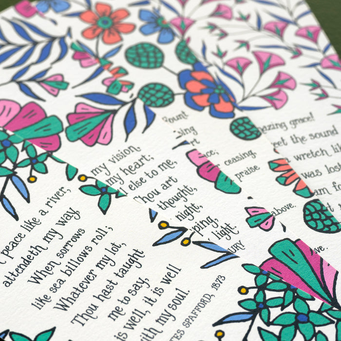 4 Hymn Bookmarks - Set 2