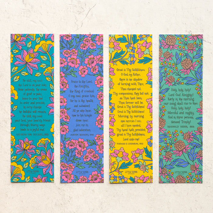 4 Hymn Bookmarks - Set Two