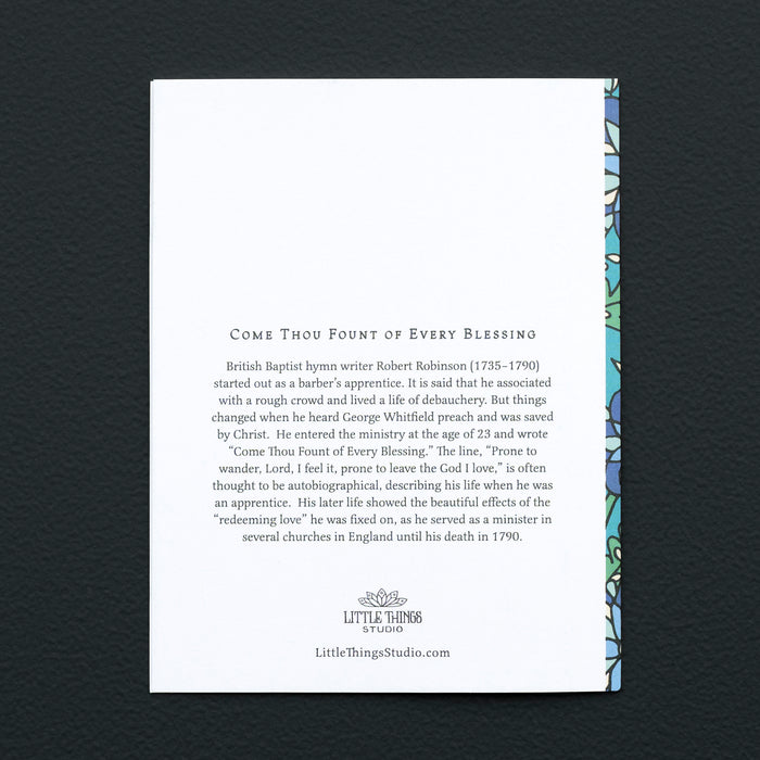 Come Thou Fount Hymn Greeting Card