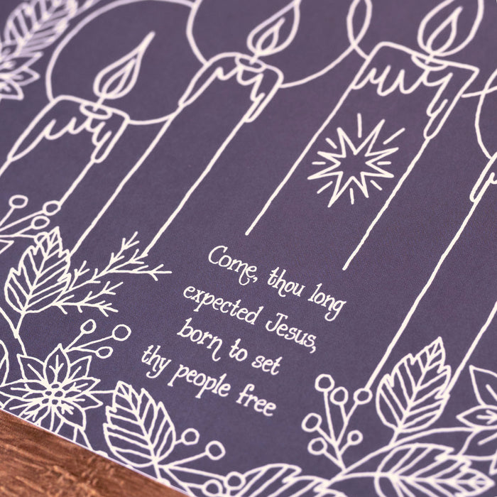 Come Thou Long Expected Jesus - Art Print