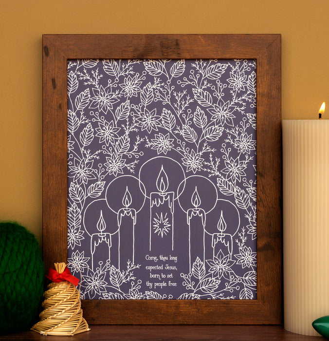 Come Thou Long Expected Jesus - Art Print