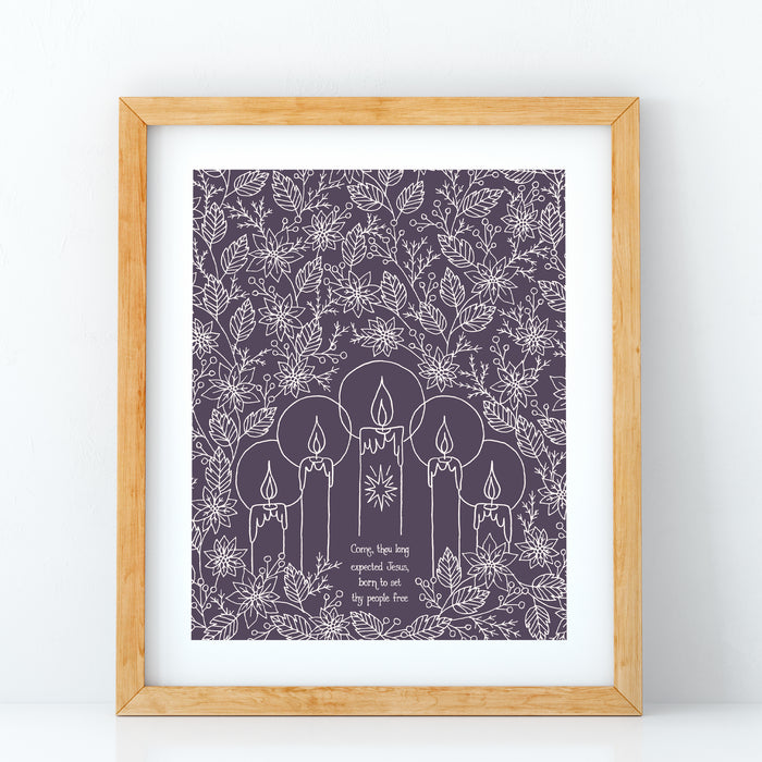 Come Thou Long Expected Jesus - Art Print