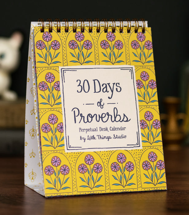 30 Days of Proverbs Perpetual Calendar — Vibrant