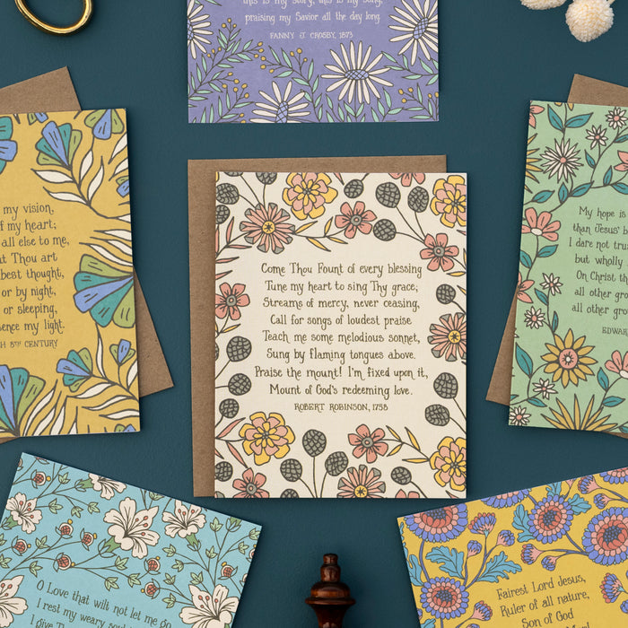 6 Hymn Greeting Cards - Crosby