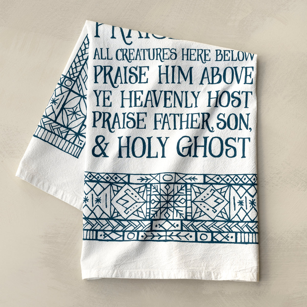Doxology Hymn Kitchen Towel