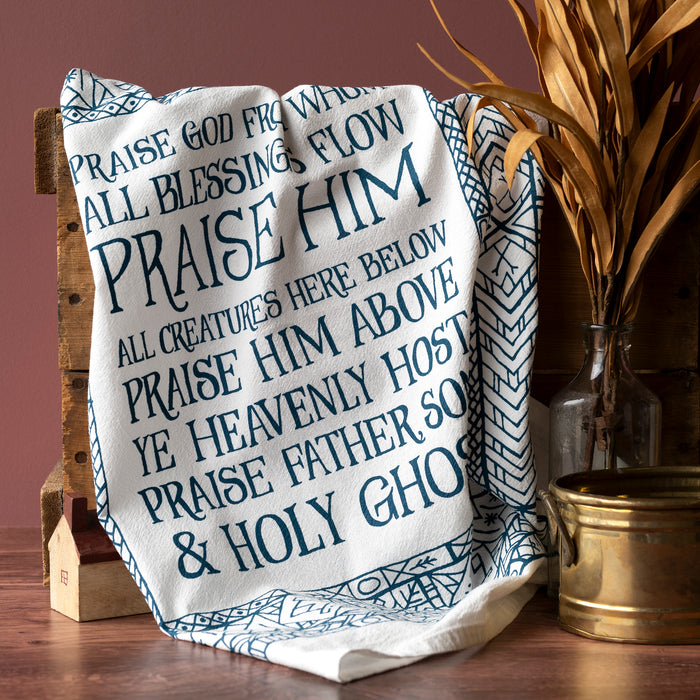 Doxology Hymn Tea Towel