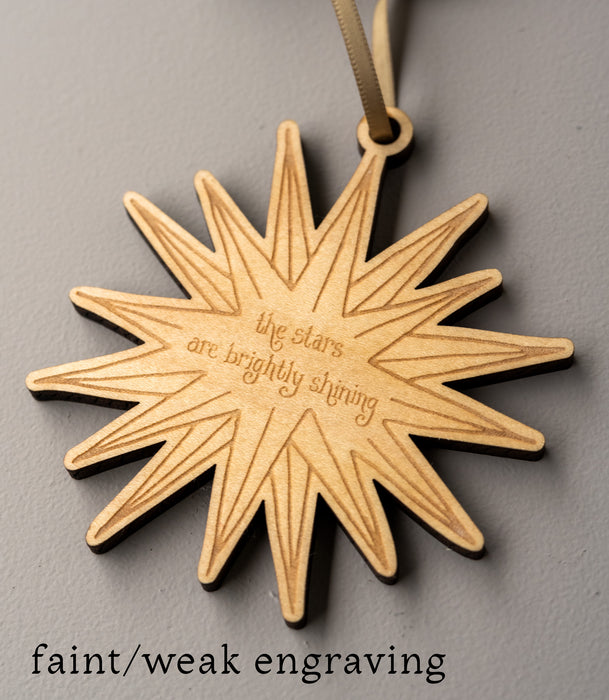 Seconds - O Holy Night Star Ornament