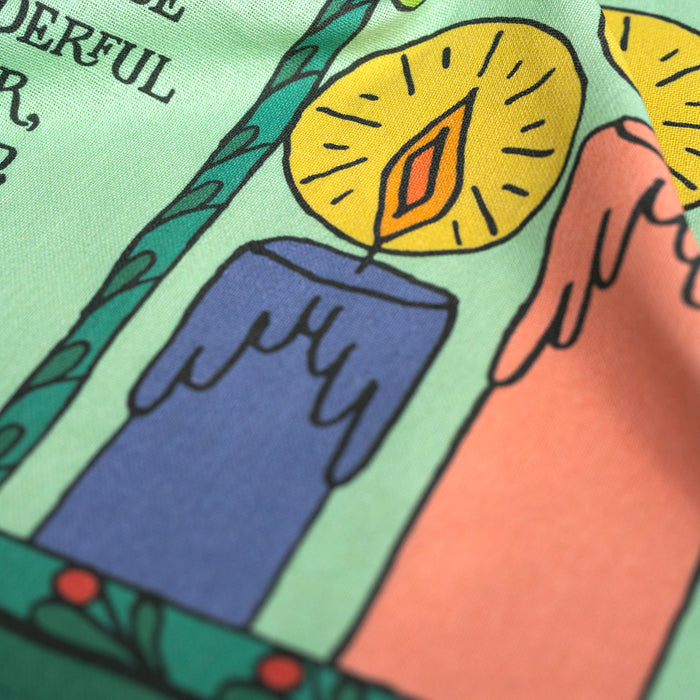 For To Us Christmas Tea Towel - full color