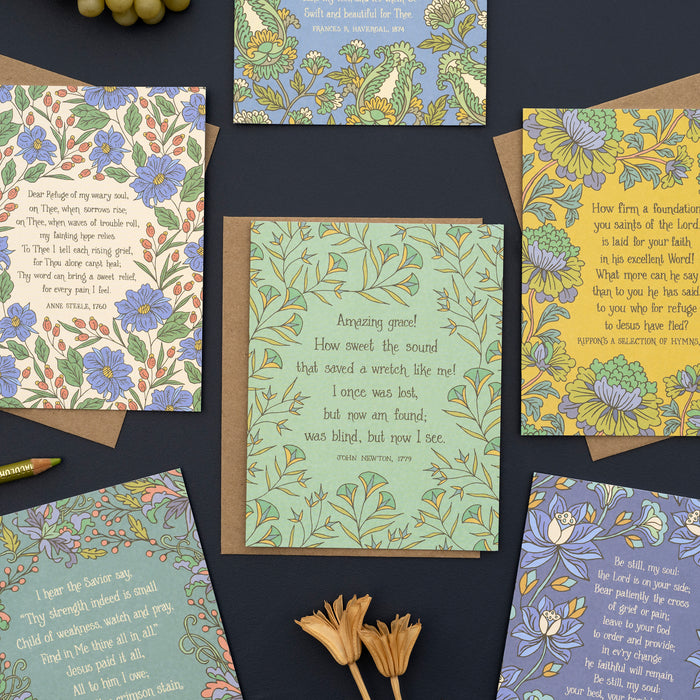 6 Hymn Greeting Cards - Frances