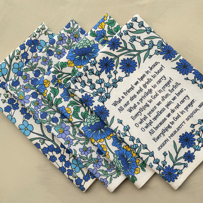 4 Full Color Tea Towels - Set 1
