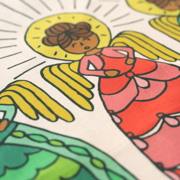 Glory To God Christmas Tea Towel - Full Color