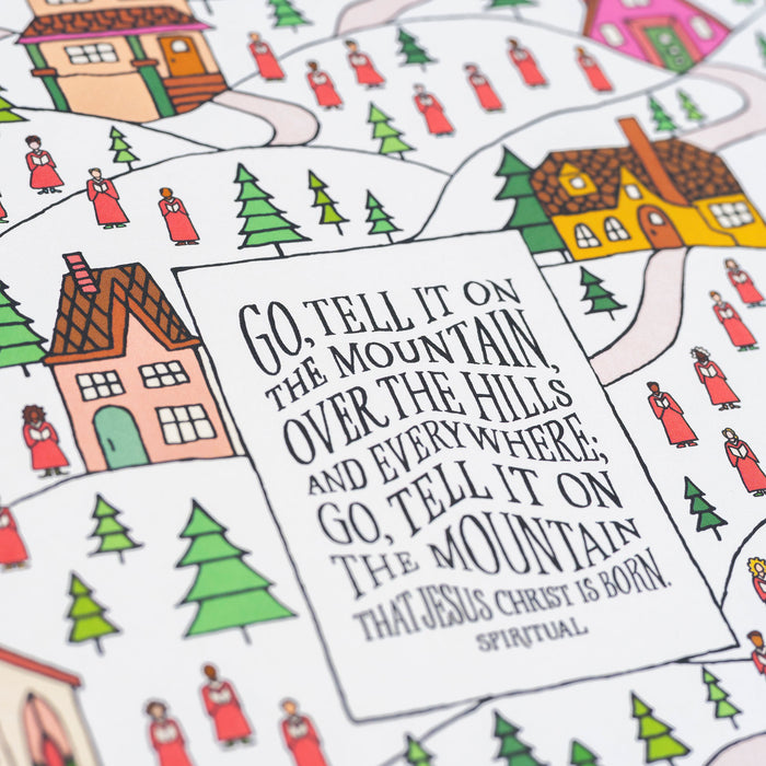 Go Tell It On The Mountain Art Print