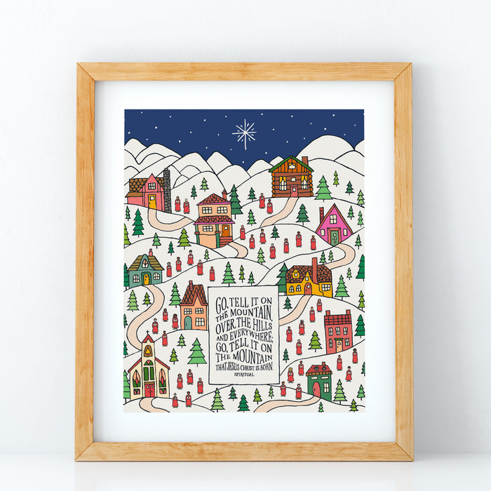Go Tell It On The Mountain Art Print
