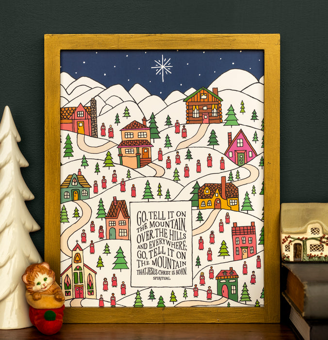 Go Tell It On The Mountain Art Print