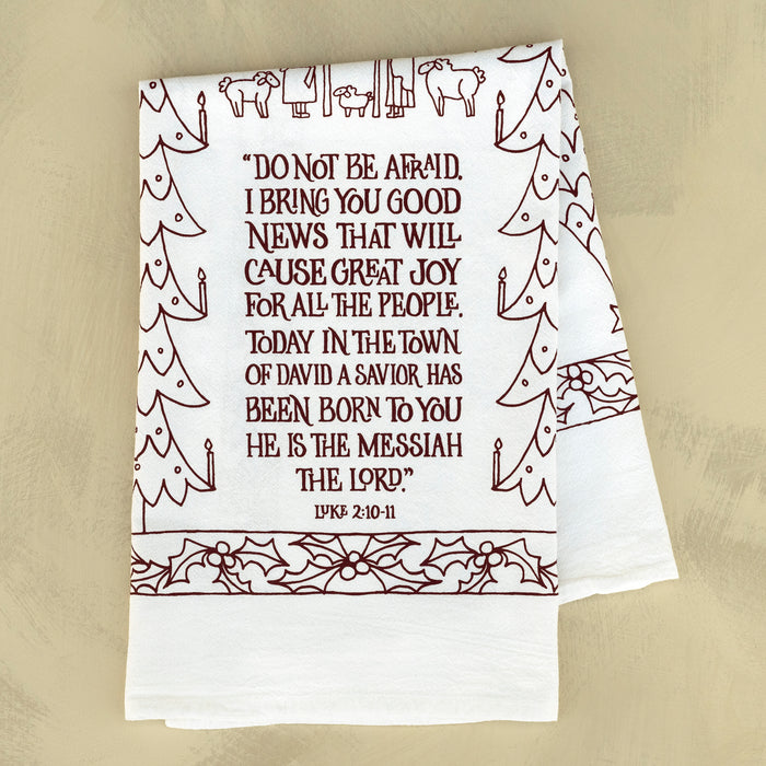 Seconds - Great Joy for All People - Tea Towel