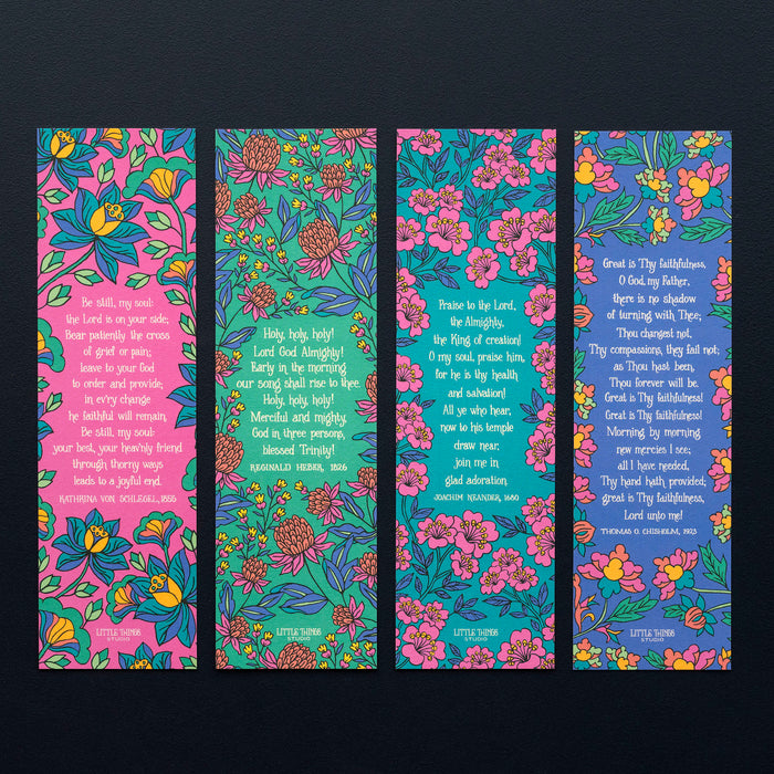 4 Hymn Bookmarks - Set 2
