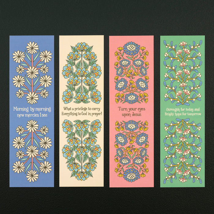 4 Hymn Bookmarks - Set 4