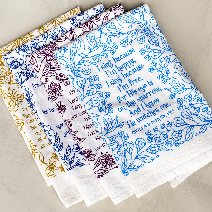 4 Hymn Tea Towels - Set 4