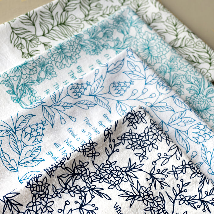 4 Hymn Tea Towels - Set 1