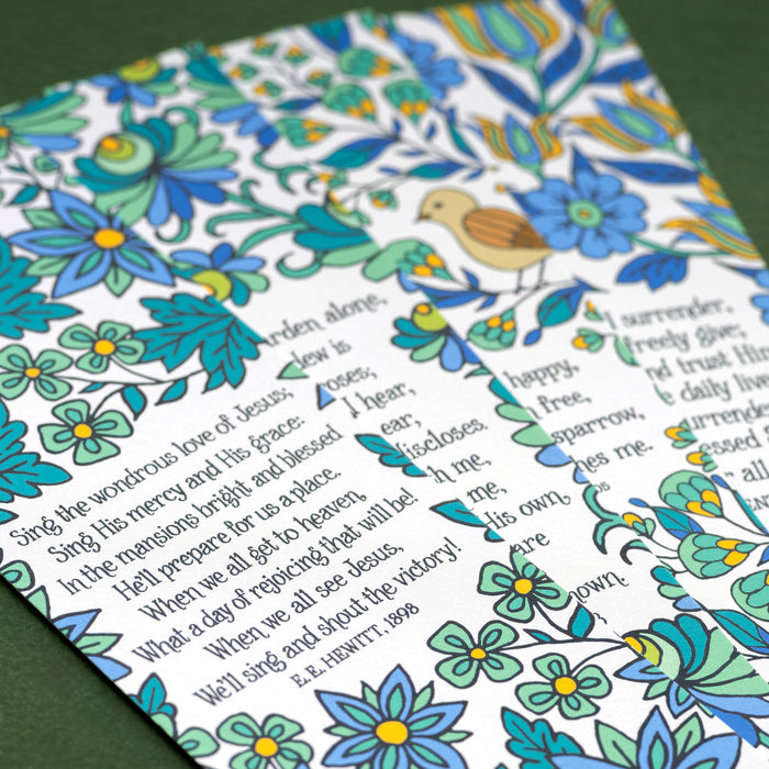 4 Hymn Bookmarks - Set 3