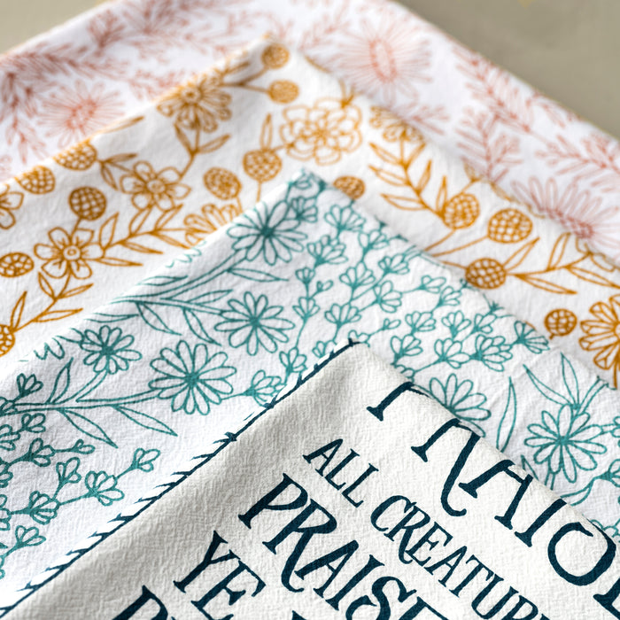 4 Hymn Tea Towels - Set 3