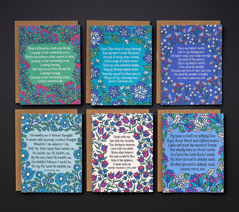 6 Hymn Greeting Cards - Set 3