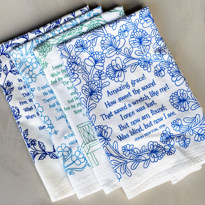 4 Hymn Tea Towels - Set 2
