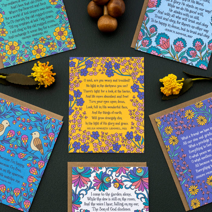 6 Hymn Greeting Cards - Set Two