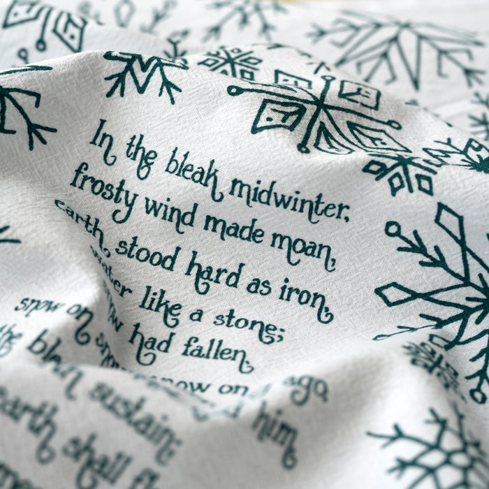 In the Bleak Midwinter Christmas Tea Towel